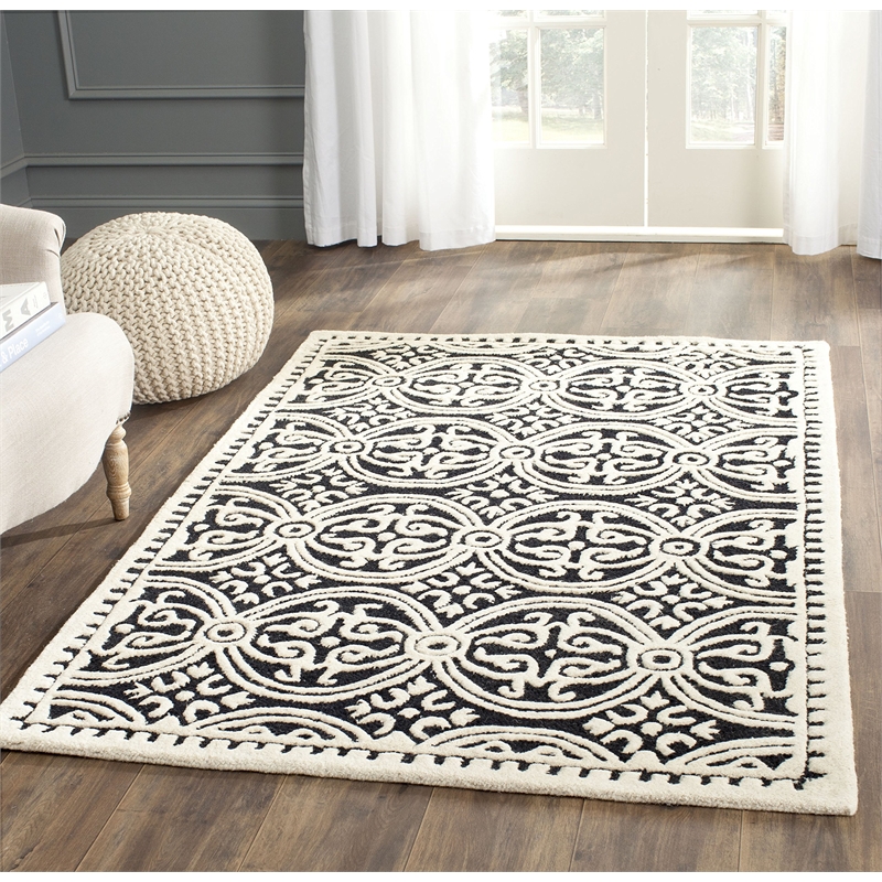Safavieh Cambridge Black Transitional Rug - 3' x 5'