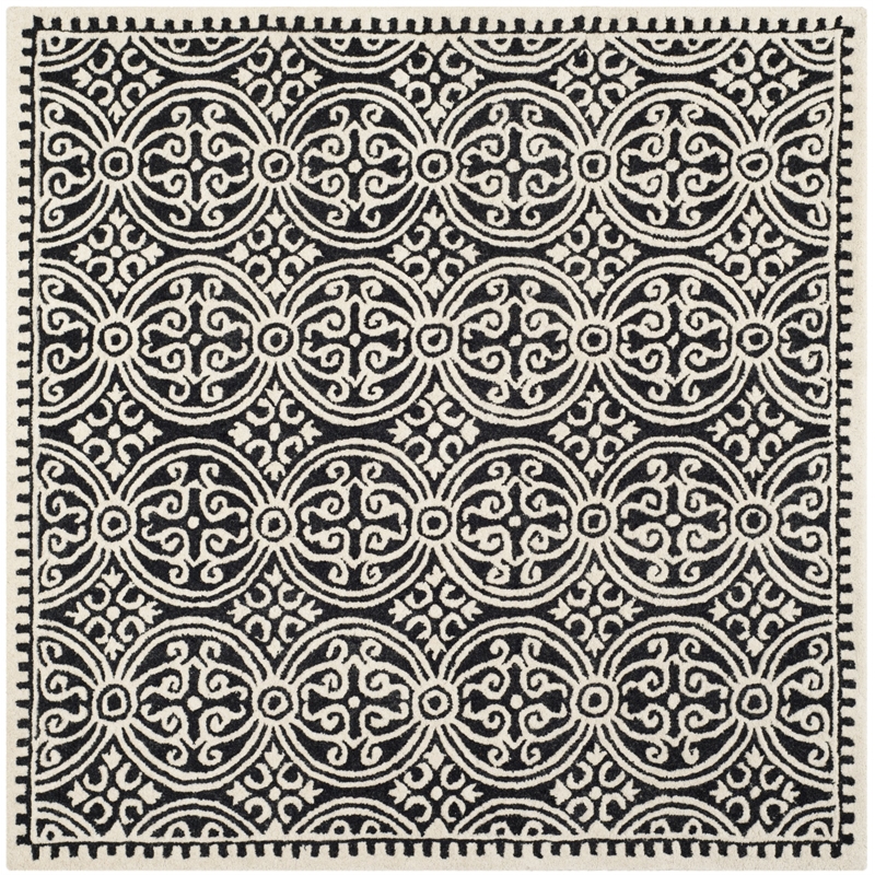 Safavieh Cambridge Black Transitional Rug - Square 4'