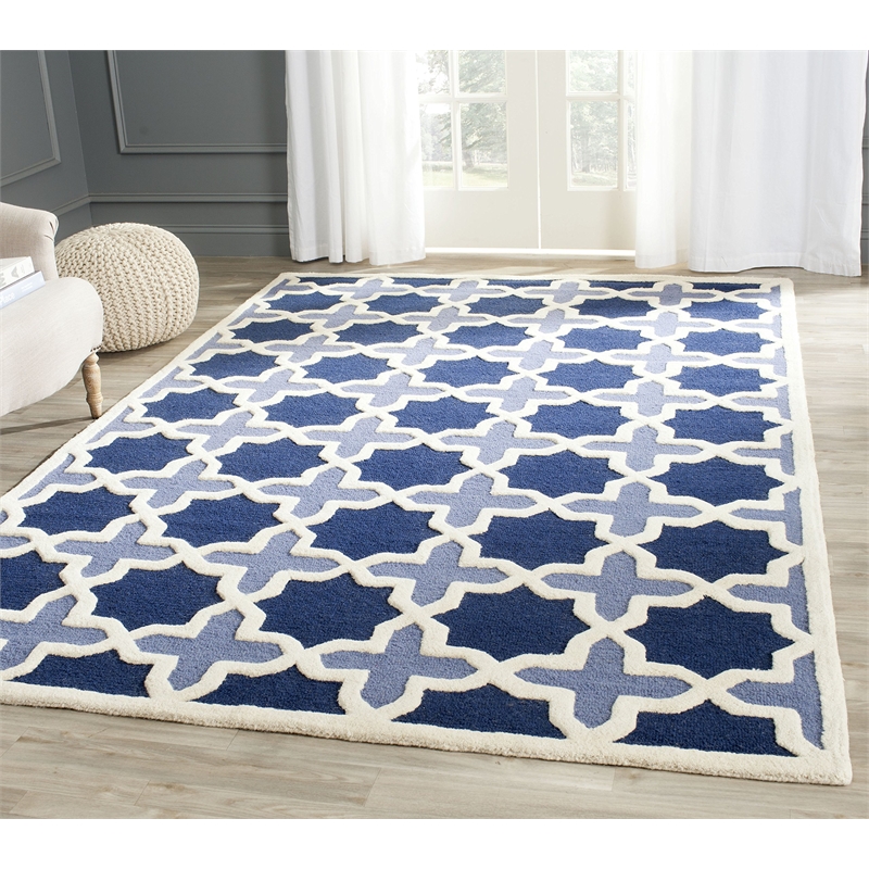 Safavieh Cambridge Light Blue Transitional Rug - Square 10'