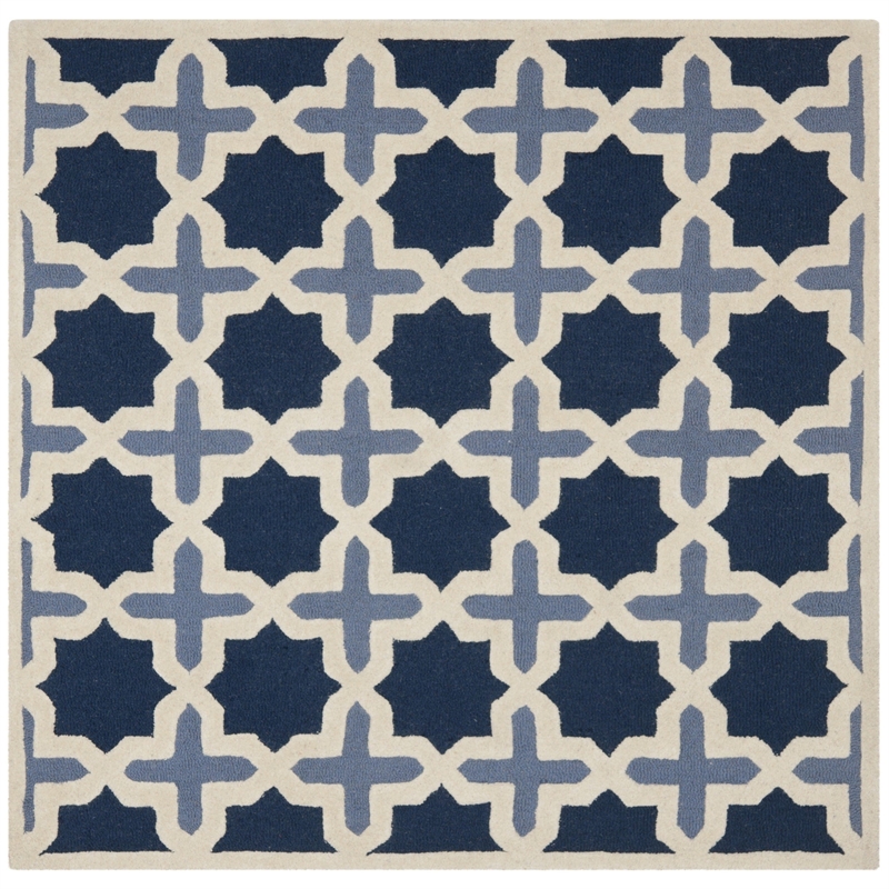 Safavieh Cambridge Light Blue Transitional Rug - Square 10'