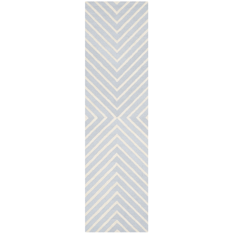 Safavieh Cambridge Light Blue Transitional Rug - Runner 2'6
