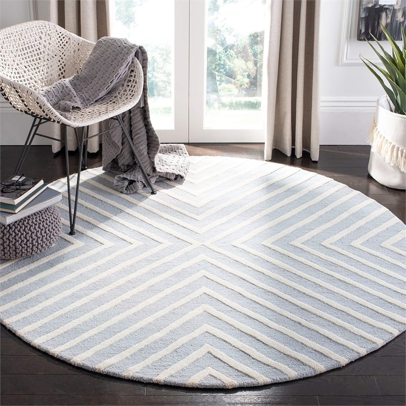 Safavieh Cambridge Light Blue Transitional Rug - Runner 2'6