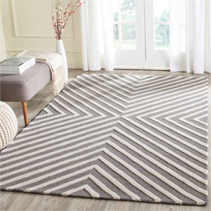 Safavieh Cambridge Dark Grey Transitional Rug - 5' x 8'