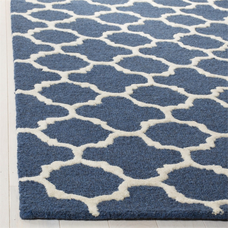 Safavieh Cambridge Navy Transitional Rug - Square 8'