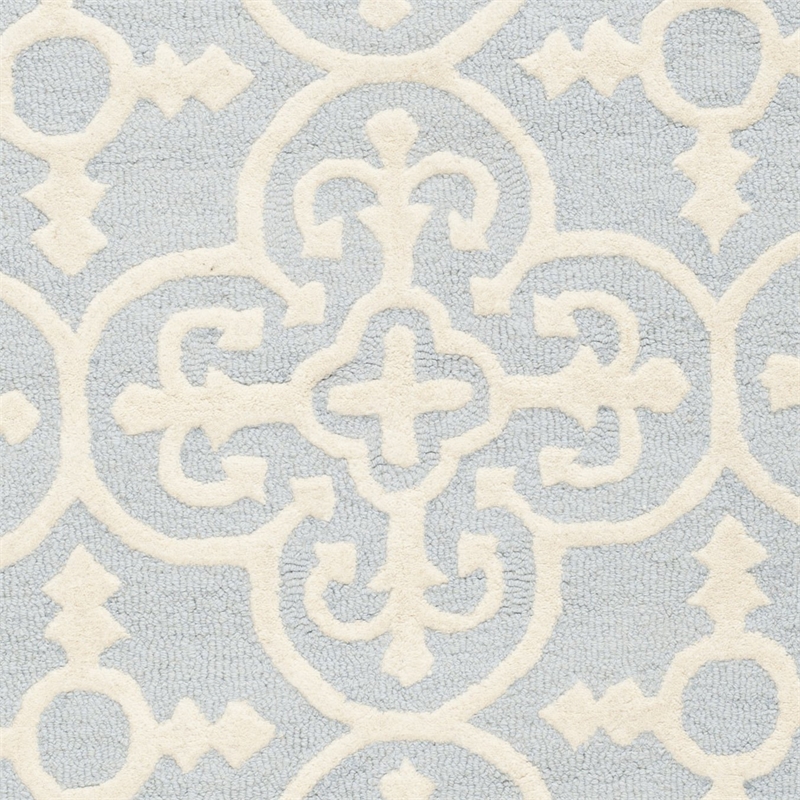 Safavieh Cambridge Light Blue Transitional Rug - Round 8'