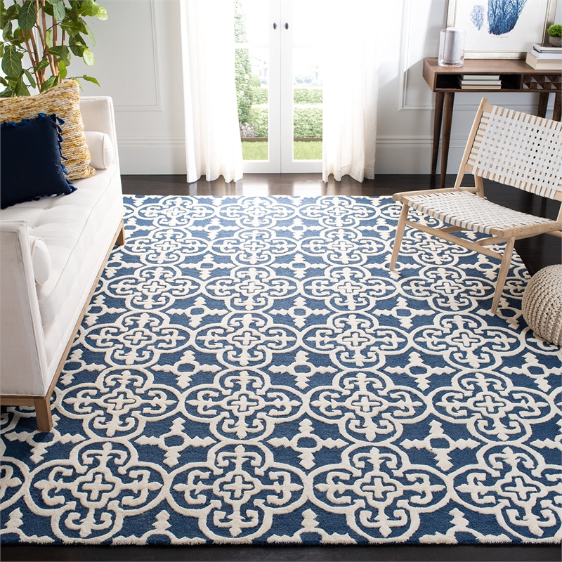 Safavieh Cambridge Light Blue Transitional Rug - Runner 2'6
