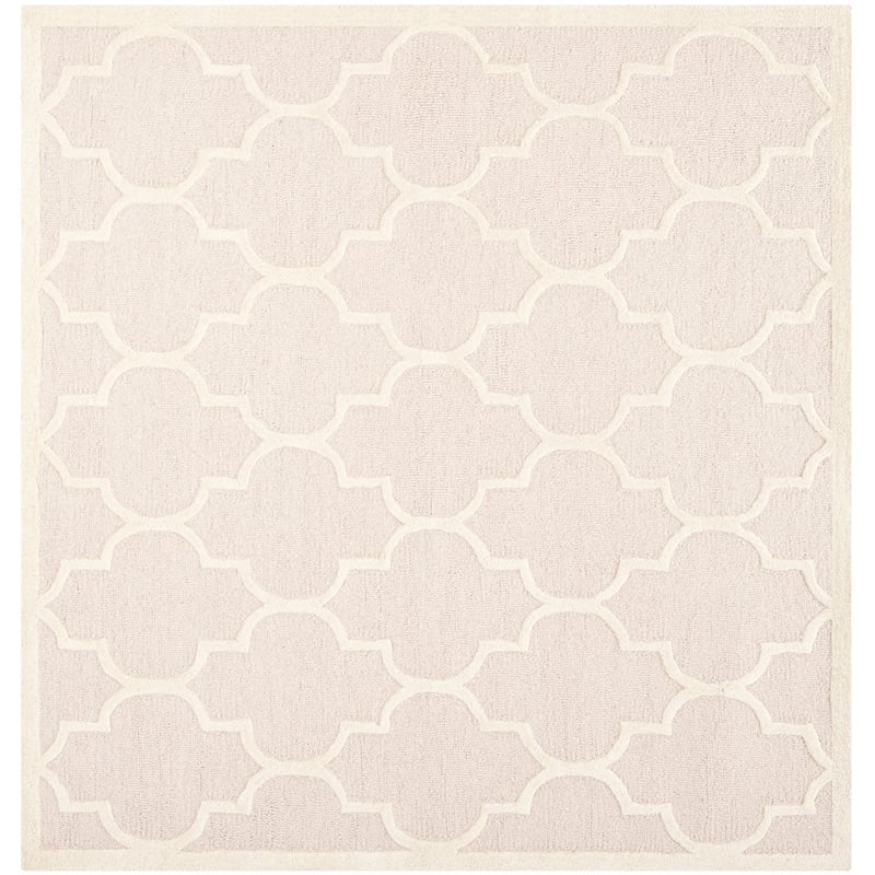 Safavieh Cambridge Light Pink Transitional Rug - Square 6'