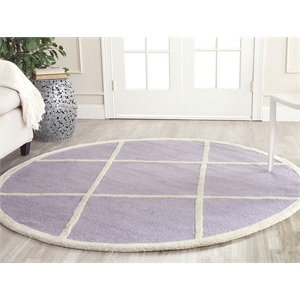 Safavieh Cambridge Lavander Transitional Rug - Round 6'