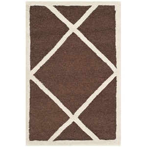 Safavieh Cambridge Dark Brown Transitional Rug - 2' x 3'