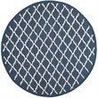 Safavieh Cambridge Navy Transitional Rug - Round 4'