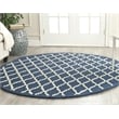 Safavieh Cambridge Navy Transitional Rug - Round 6'