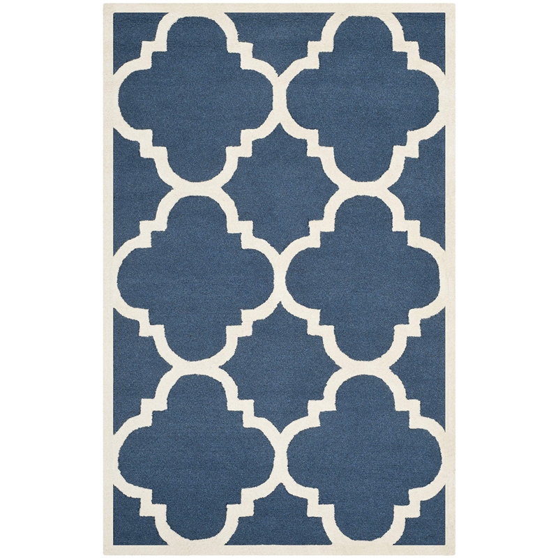 Safavieh Cambridge Navy Transitional Rug - 5' x 8'