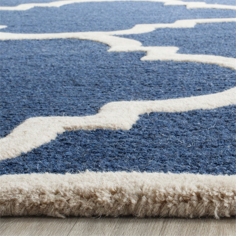 Safavieh Cambridge Navy Transitional Rug - Square 4'