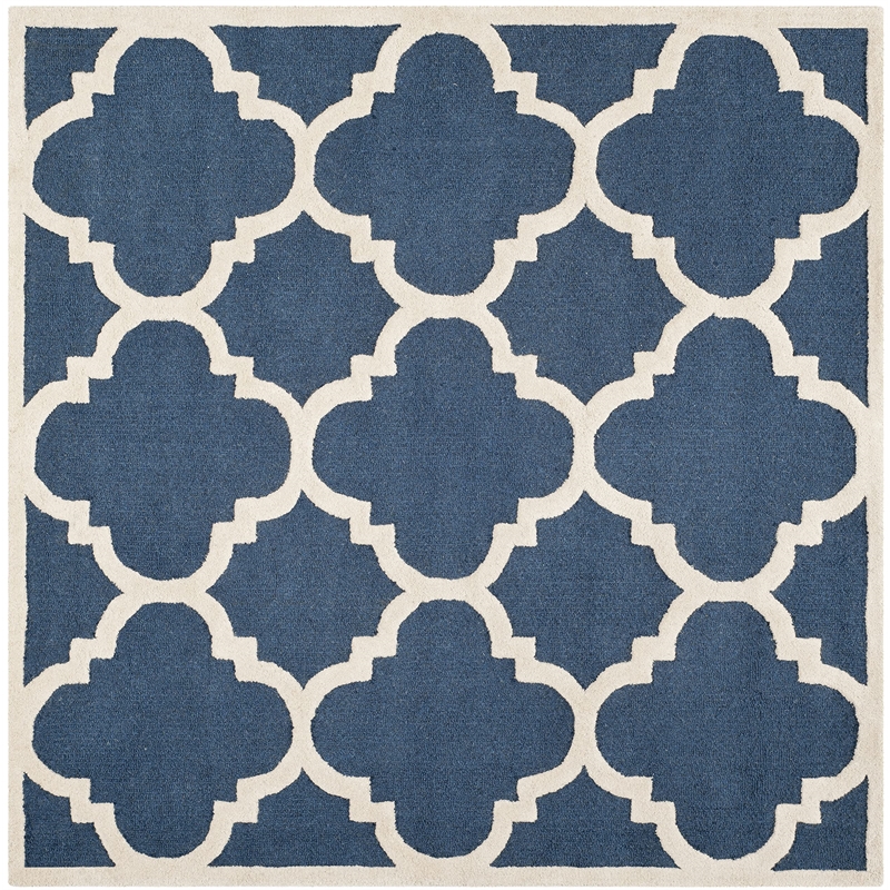 Safavieh Cambridge Navy Transitional Rug - Square 6'