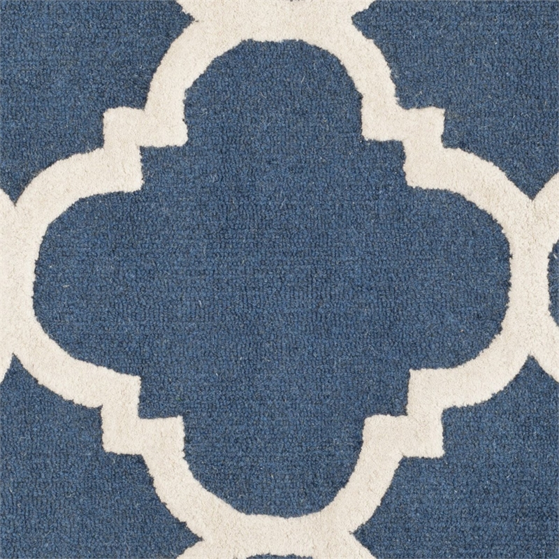 Safavieh Cambridge Navy Transitional Rug - Square 6'