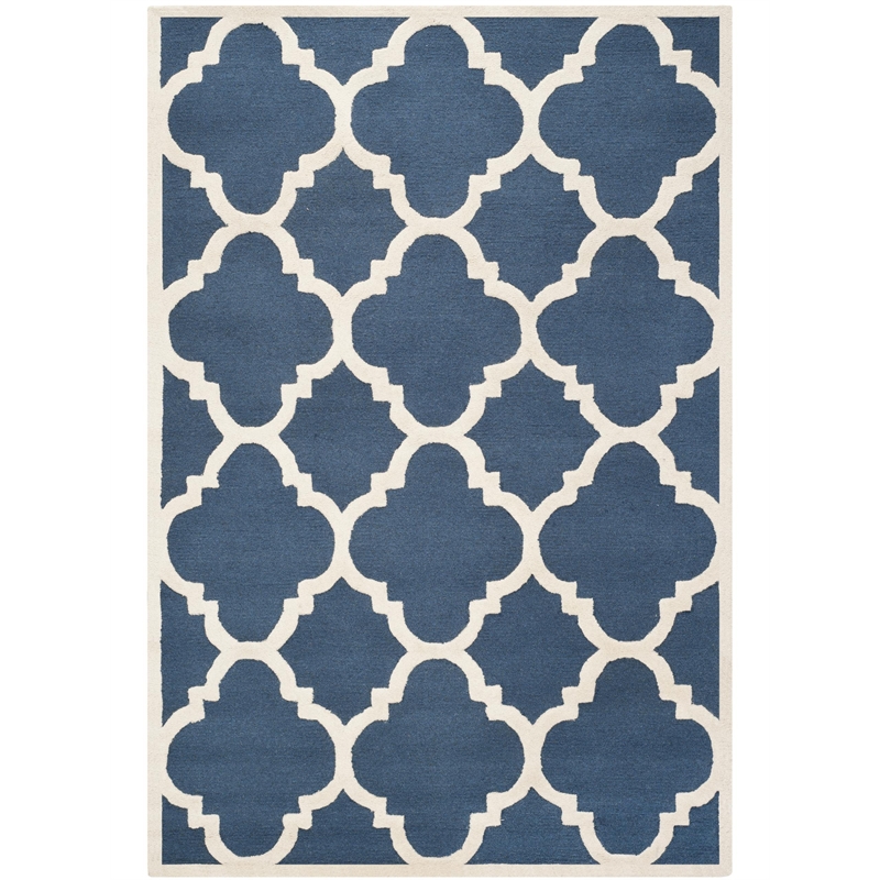 Safavieh Cambridge Navy Transitional Rug - Square 8'