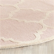 Safavieh Cambridge Light Pink Transitional Rug - Round 6'