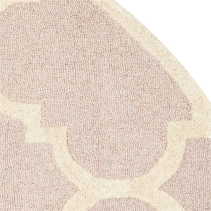 Safavieh Cambridge Light Pink Transitional Rug - Round 6'