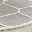 Safavieh Cambridge Silver Transitional Rug - Round 6'