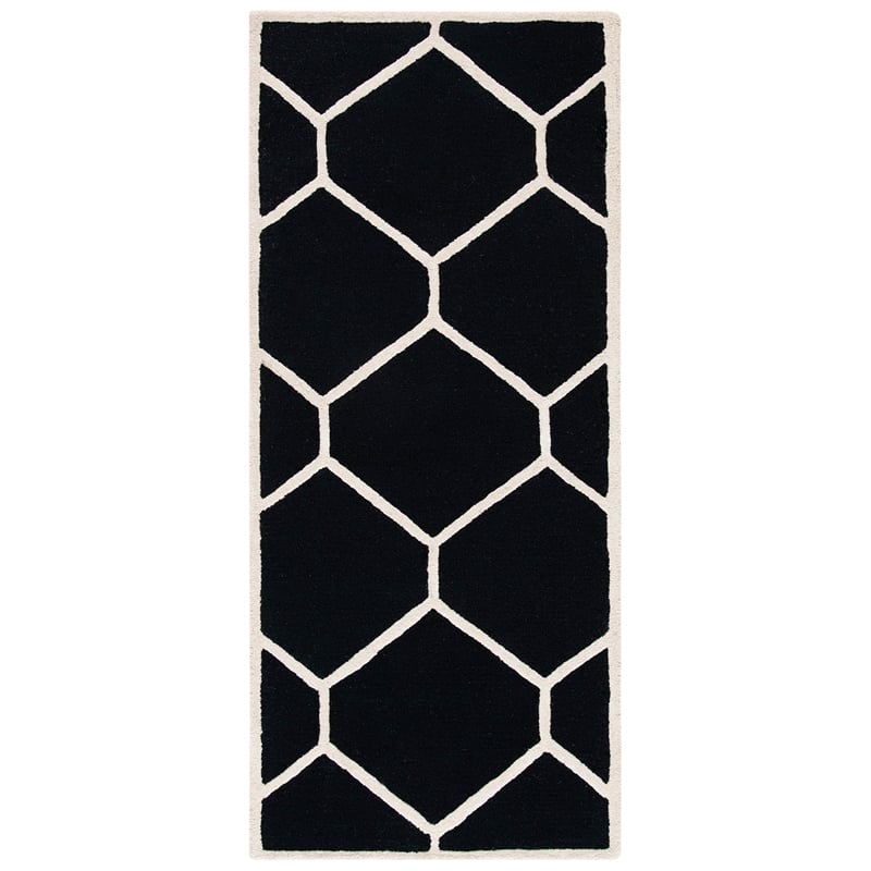 Safavieh Cambridge Black Transitional Rug - Runner 2'6