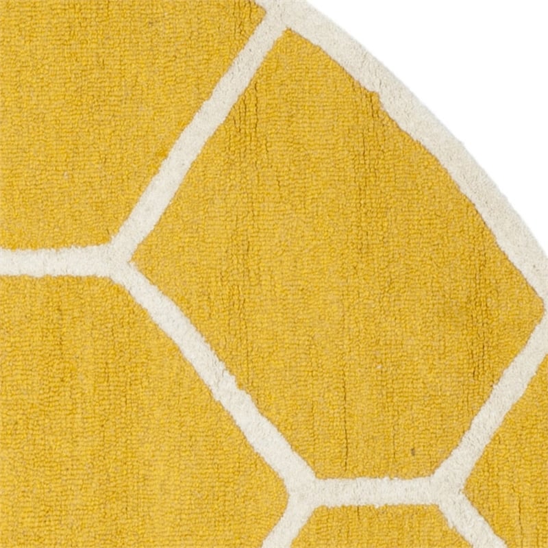 Safavieh Cambridge Gold Transitional Rug - Round 6'