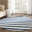 Safavieh Cambridge Navy Transitional Rug - Round 6'