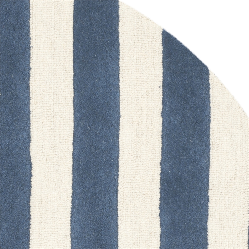 Safavieh Cambridge Navy Transitional Rug - Round 6'