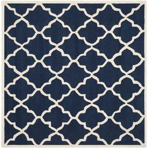Safavieh Cambridge Navy Transitional Rug - Square 6'