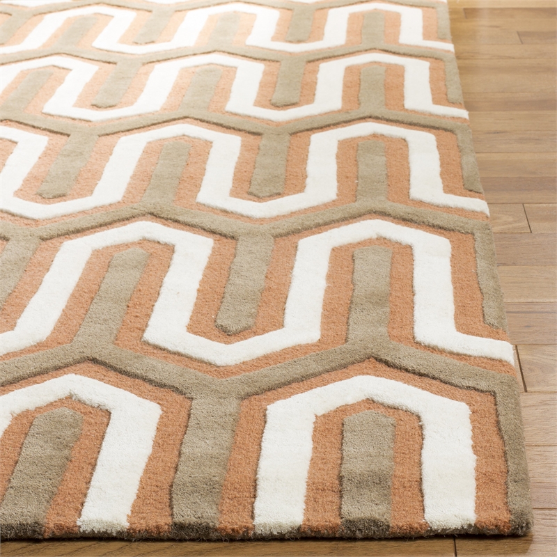 Safavieh Cambridge Orange Transitional Rug - 4' x 6'