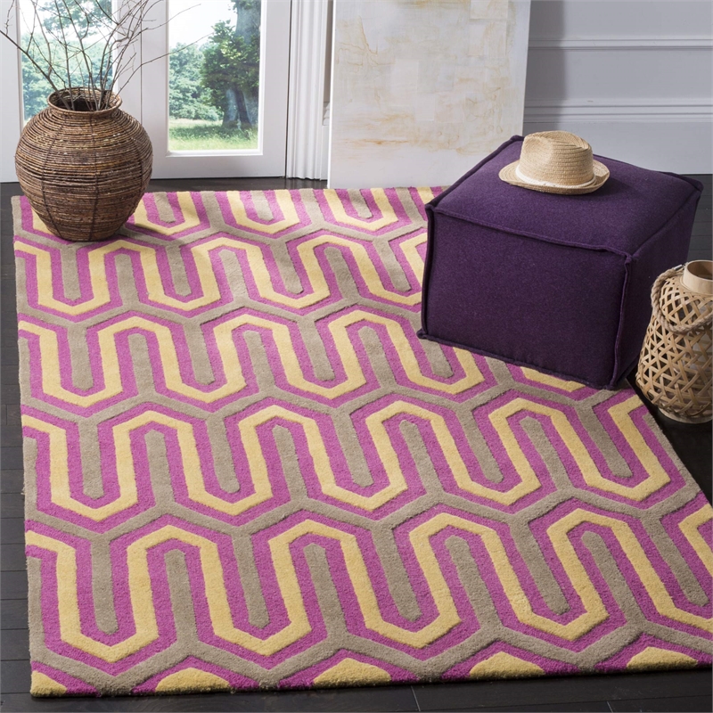 Safavieh Cambridge Orange Transitional Rug - 5' x 8'