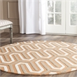 Safavieh Cambridge Orange Transitional Rug - Round 6'