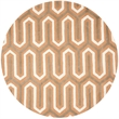 Safavieh Cambridge Orange Transitional Rug - Round 6'