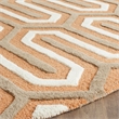 Safavieh Cambridge Orange Transitional Rug - Round 6'