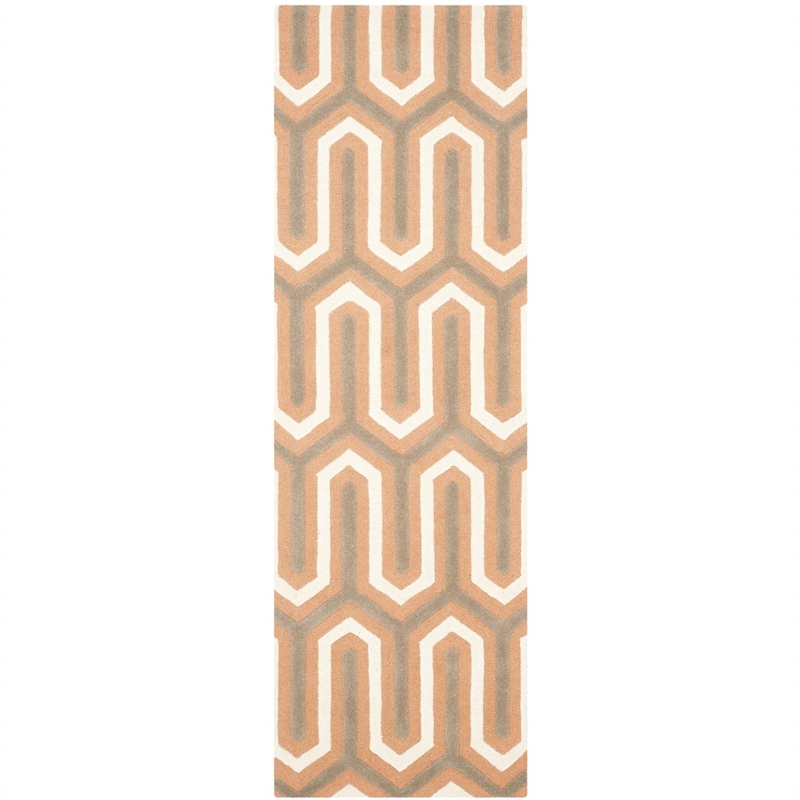 Safavieh Cambridge Orange Transitional Rug - Runner 2'6