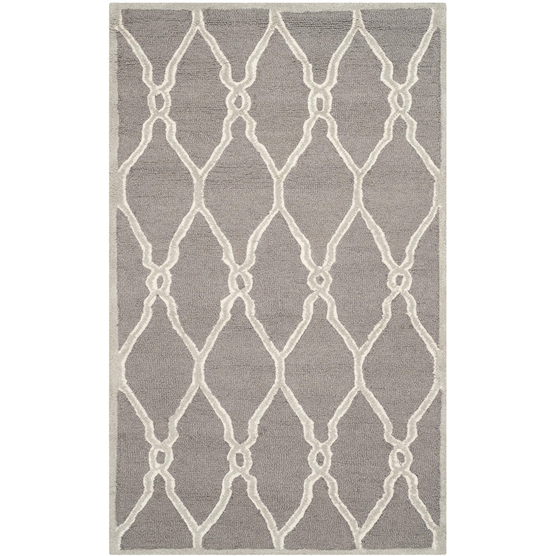 Safavieh Cambridge Dark Grey Transitional Rug - 4' x 6'