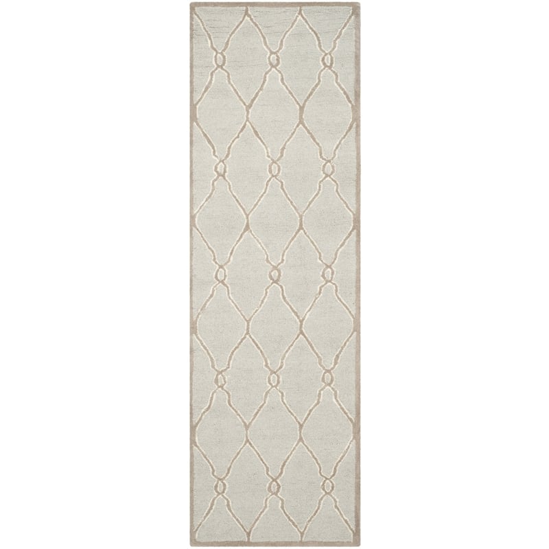 Safavieh Cambridge Light Grey Transitional Rug - Runner 2'6