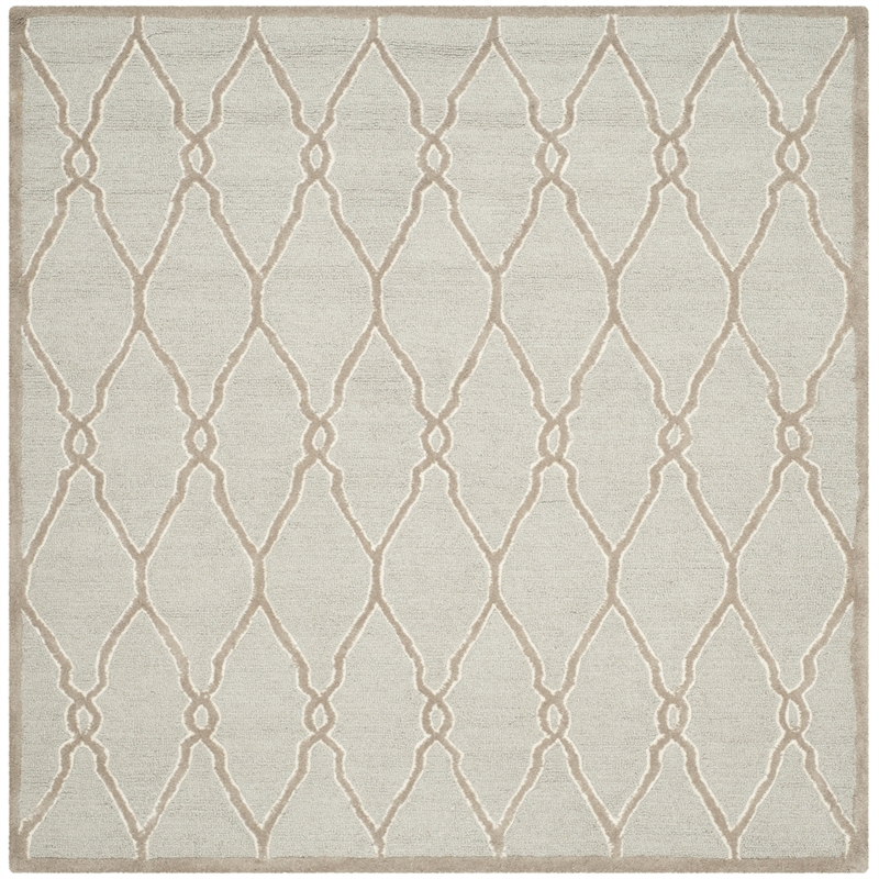 Safavieh Cambridge Light Grey Transitional Rug - Square 6'