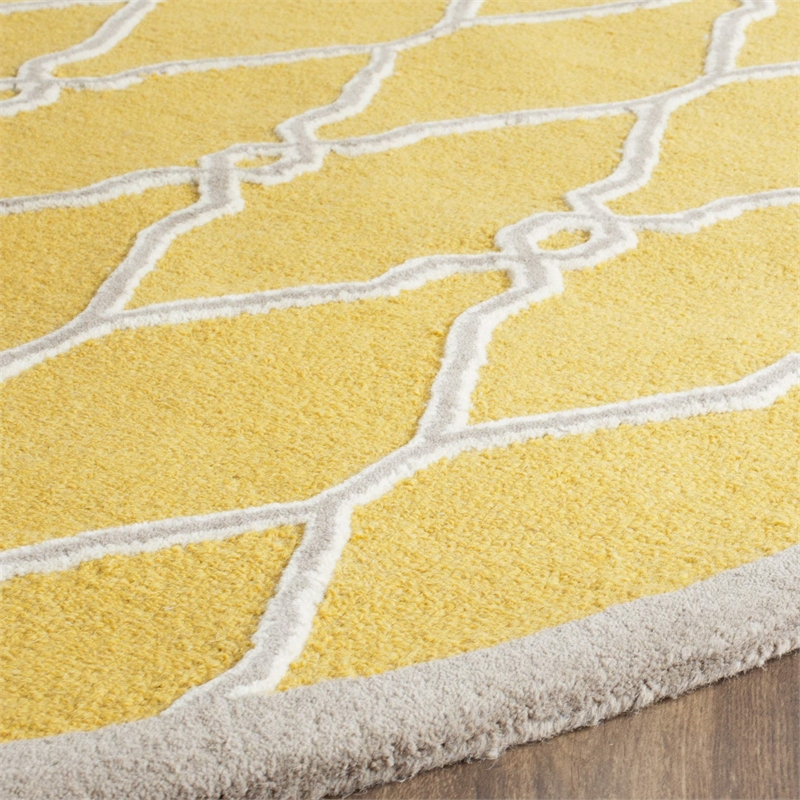 Safavieh Cambridge Gold Transitional Rug - Round 6'