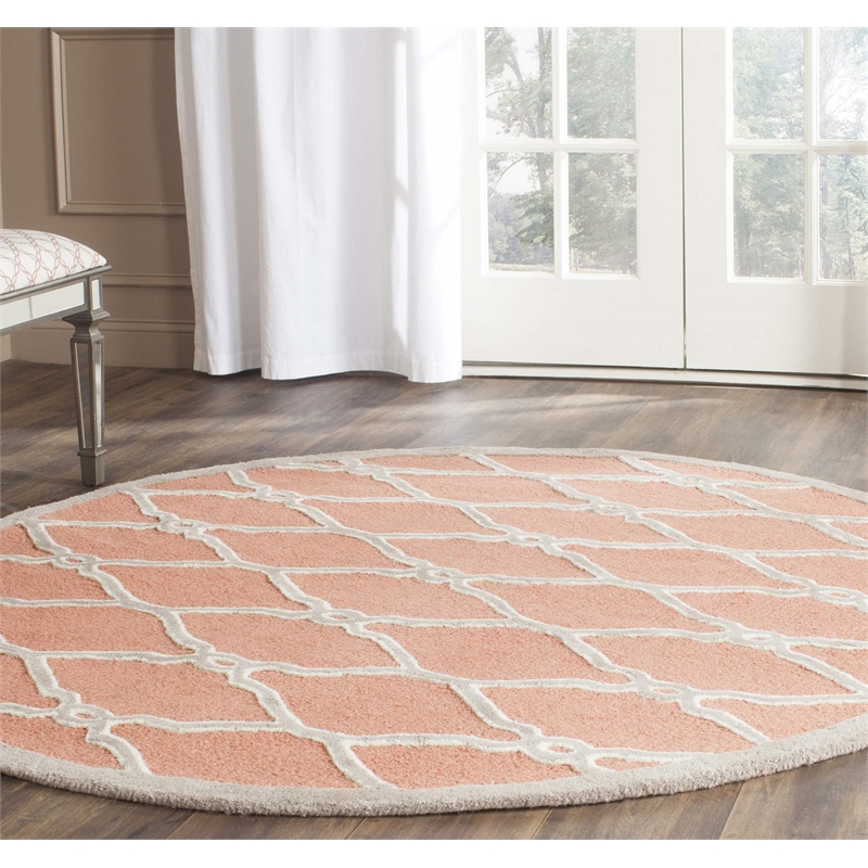 Safavieh Cambridge Coral Transitional Rug - Round 6'