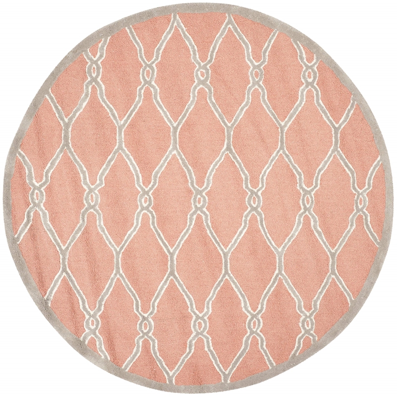 Safavieh Cambridge Coral Transitional Rug - Round 6'