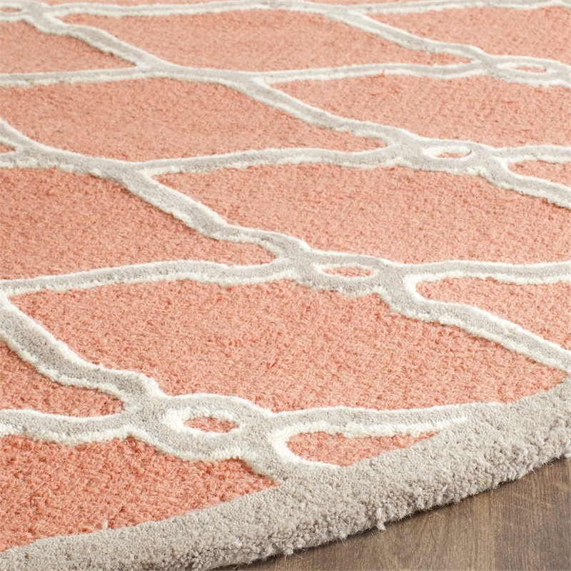 Safavieh Cambridge Coral Transitional Rug - Round 6'
