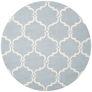 Safavieh Cambridge Blue Transitional Rug - Round 8'