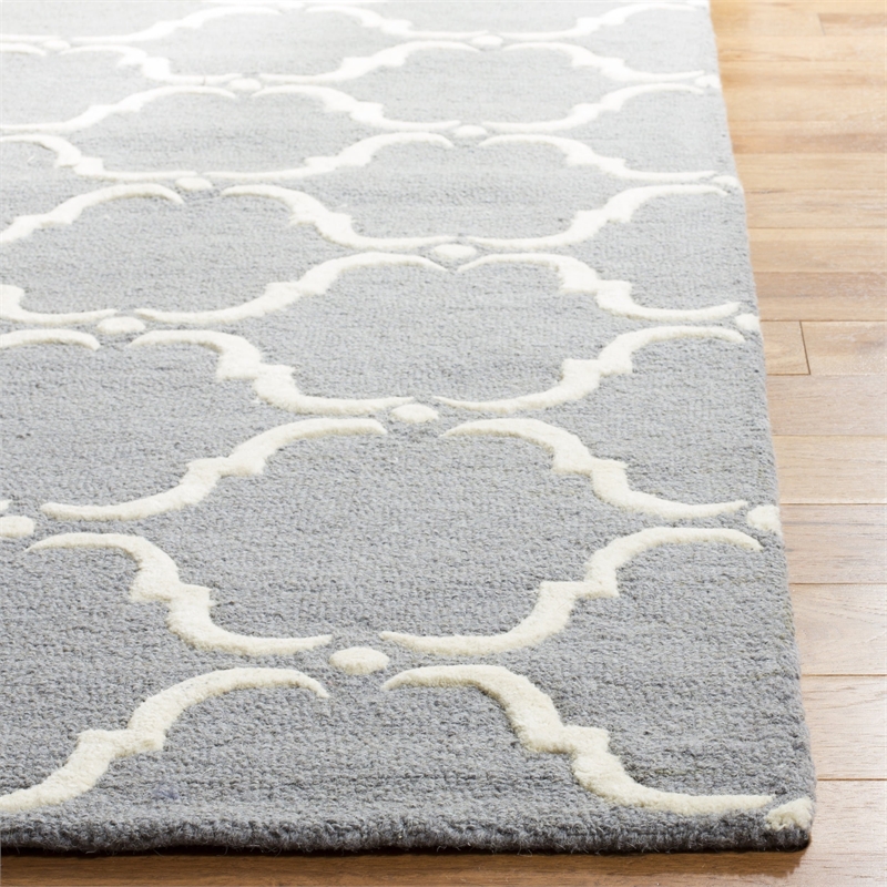 Safavieh Cambridge Dark Grey Transitional Rug - 4' x 6'
