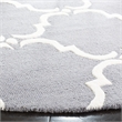Safavieh Cambridge Dark Grey Transitional Rug - Round 8'