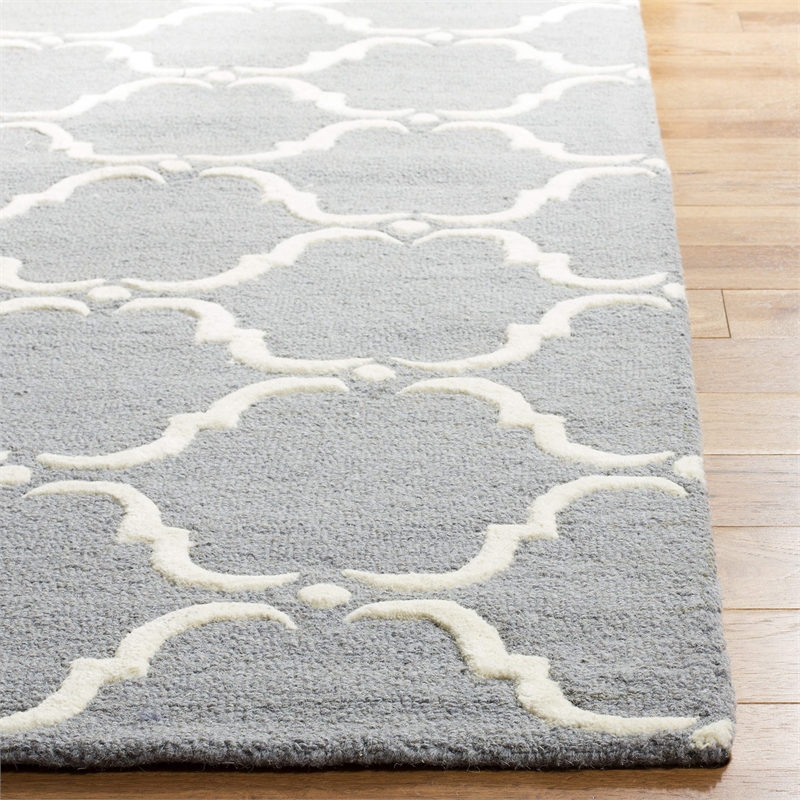 Safavieh Cambridge Dark Grey Transitional Rug - Square 6'