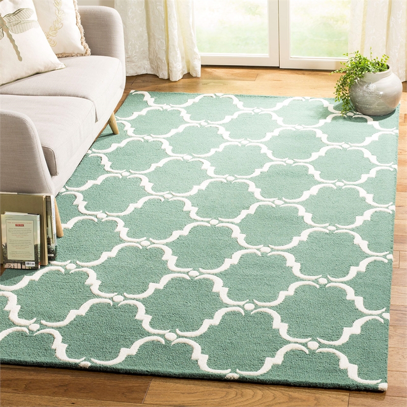 Safavieh Cambridge Teal Transitional Rug - 5' x 8'