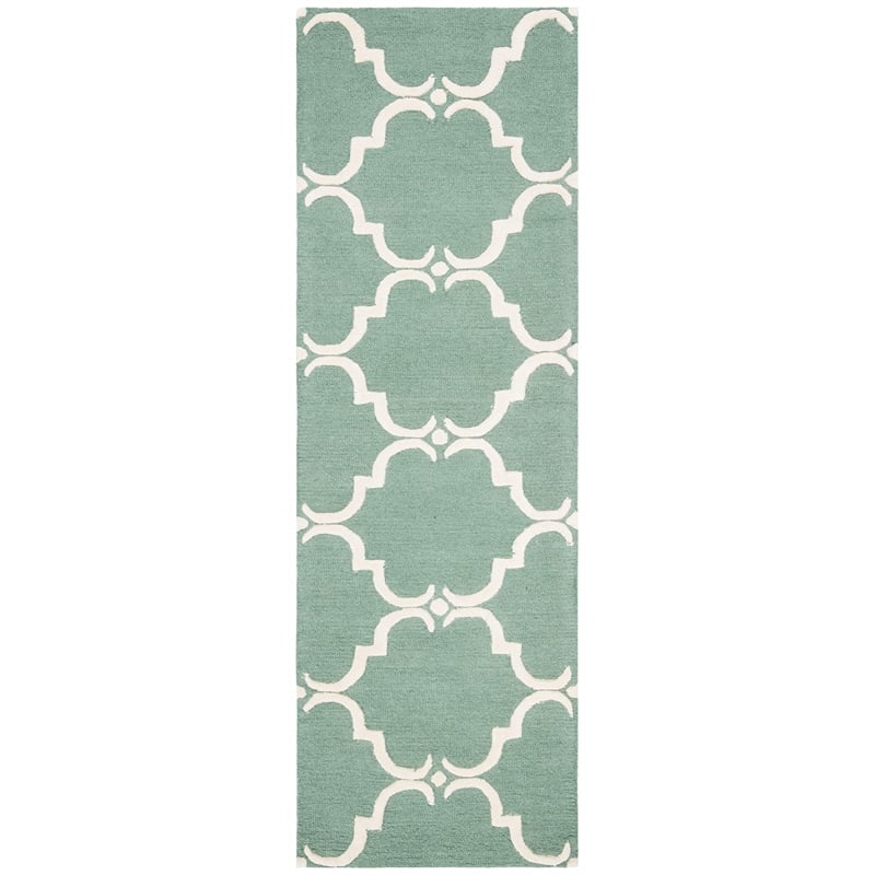 Safavieh Cambridge Teal Transitional Rug - Runner 2'6