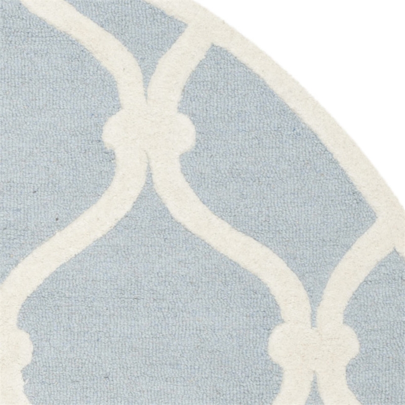 Safavieh Cambridge Blue Transitional Rug - Round 8'