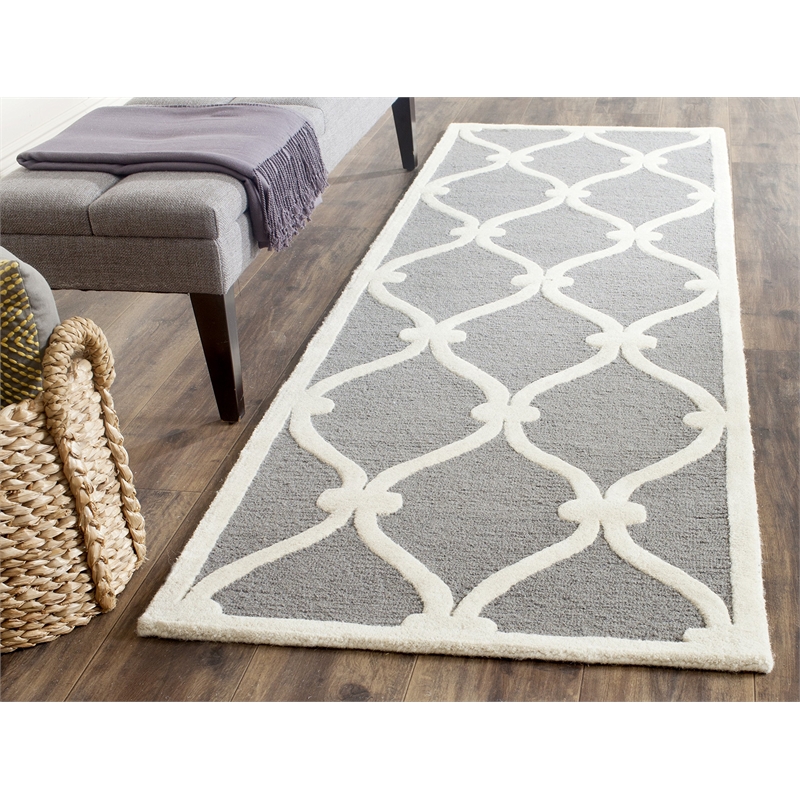 Safavieh Cambridge Dark Grey Transitional Rug - 2'6