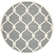 Safavieh Cambridge Dark Grey Transitional Rug - Round 8'